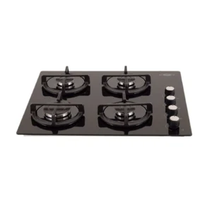 ESTUFA DE EMPOTRAR CRISTAL NEGRO 60X51CM HIERRO FUNDIDO GAS NATURAL.