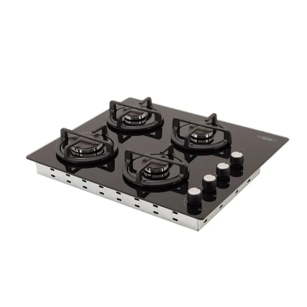 186324-1600-1600 ESTUFA DE EMPOTRAR CRISTAL NEGRO 60X51CM HIERRO FUNDIDO GAS NATURAL.