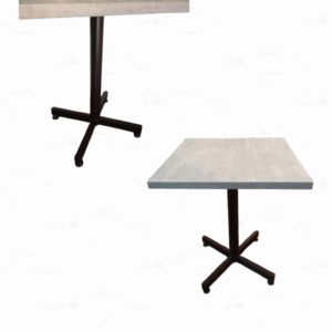 BASE MESA CLASICA 4 PATAS EN HR/ACERO INOX. 304L