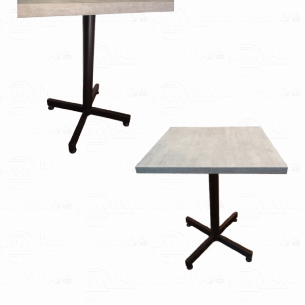 BASE MESA CLASICA 4 PATAS EN HR/ACERO INOX. 304L