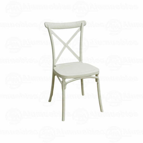 SILLA PLASTICA CROSS BACK